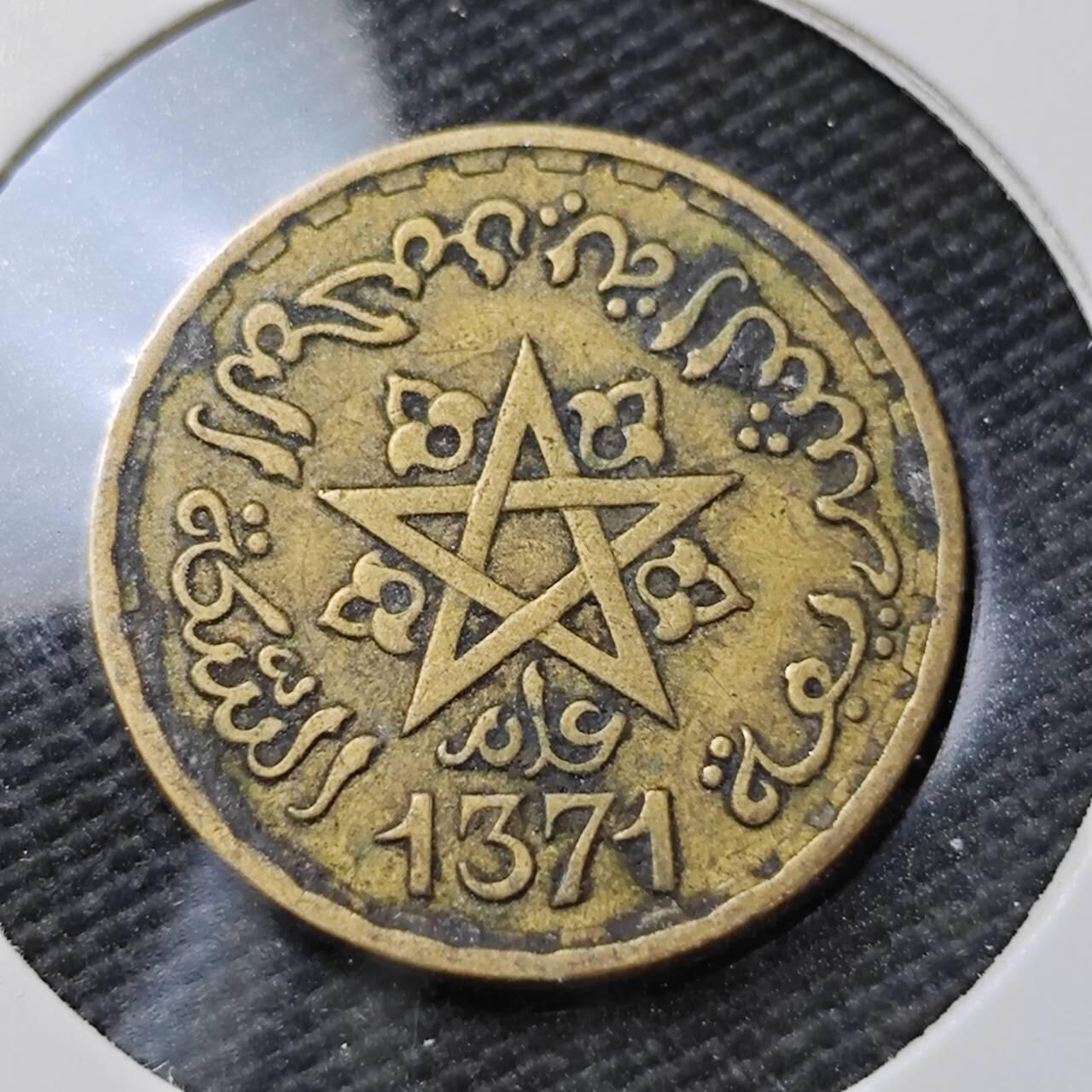 KK钱币收藏小铺  第396期  2月预留时间 周末发货  法属摩洛哥10法郎