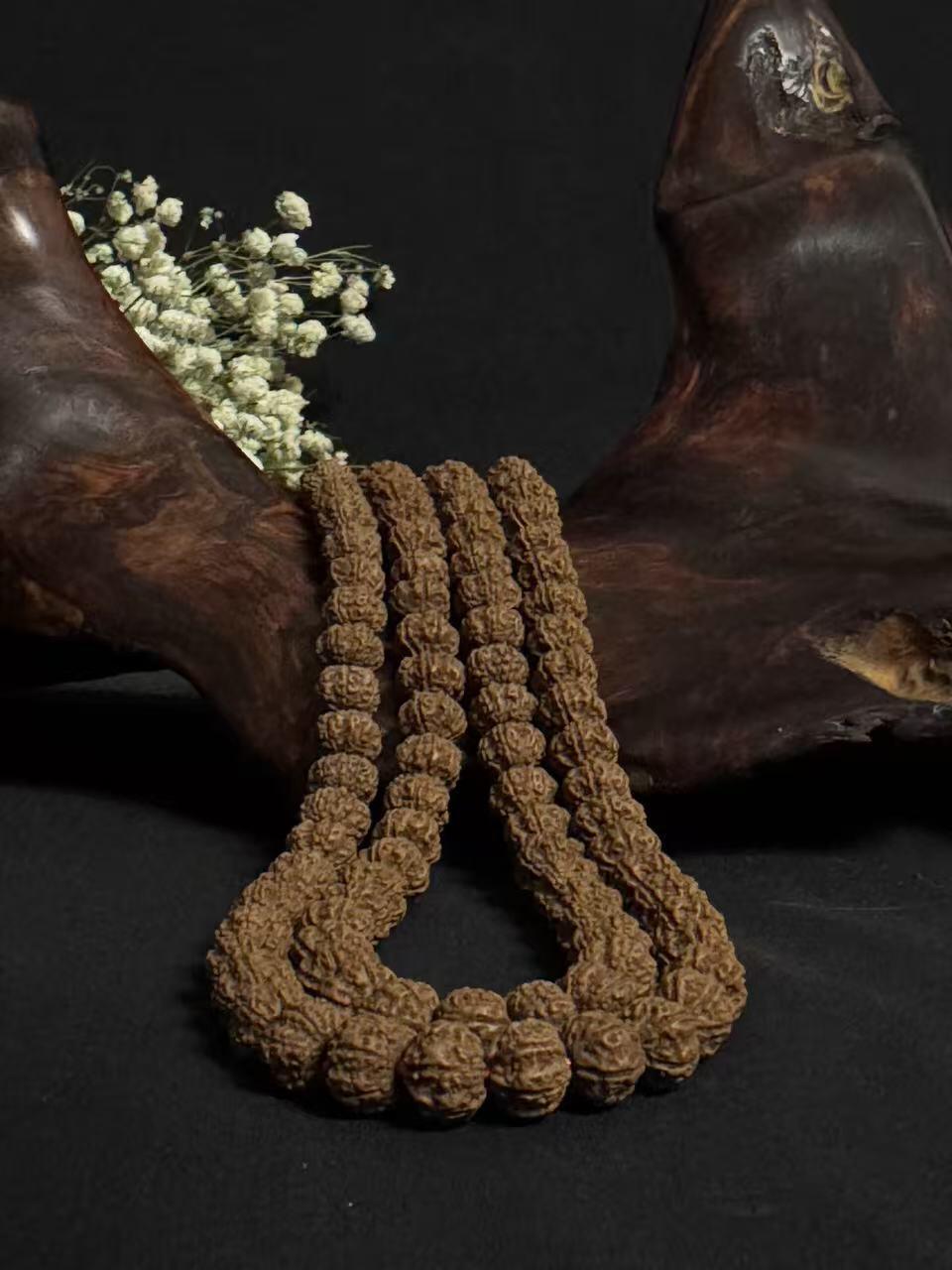 零元拍：神龙纹小金刚菩提长串，6/7.5左右 