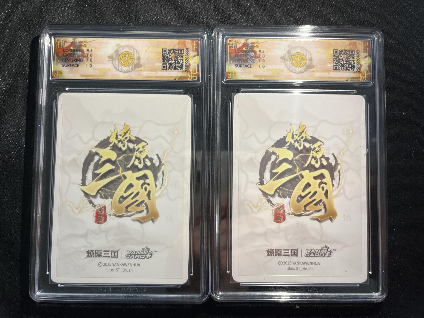 欢迎送拍、零成本上架，释放现金流，合理分配上拍卡品 【折光一对】st刷子 大乔 10p一对 焱卡文化&燎原三国