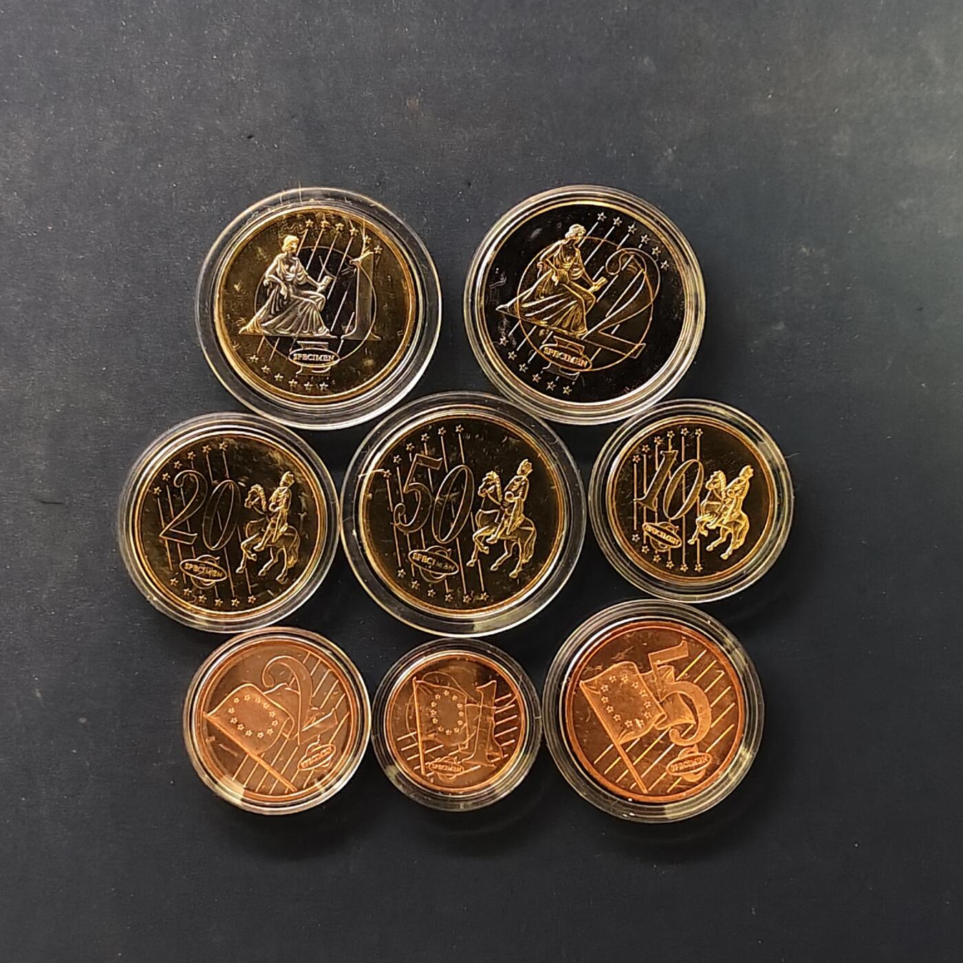 【全场包邮】纯粹捡漏拍506场-持续更新中 【商业样币】欧洲各国欧元商业样币系列塞浦路斯共和国