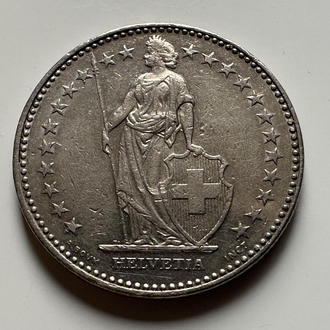 🌹外币初藏🌹🐯2026年第21场 正月十五正常发货 瑞士1993年2法郎