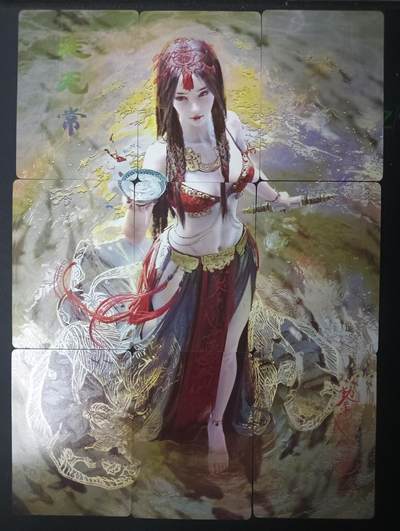 花开卡拍第61期（3月7号周六截拍，品控勿拍!!!拍品不寄存，运费5元（新疆需补运费差价或顺丰到付），自制卡难免瑕疵，可能存在轻微撞角爆边等出厂瑕疵，品控介意勿拍！） - 燎原卡牌 妖姬传 9拼 走无常