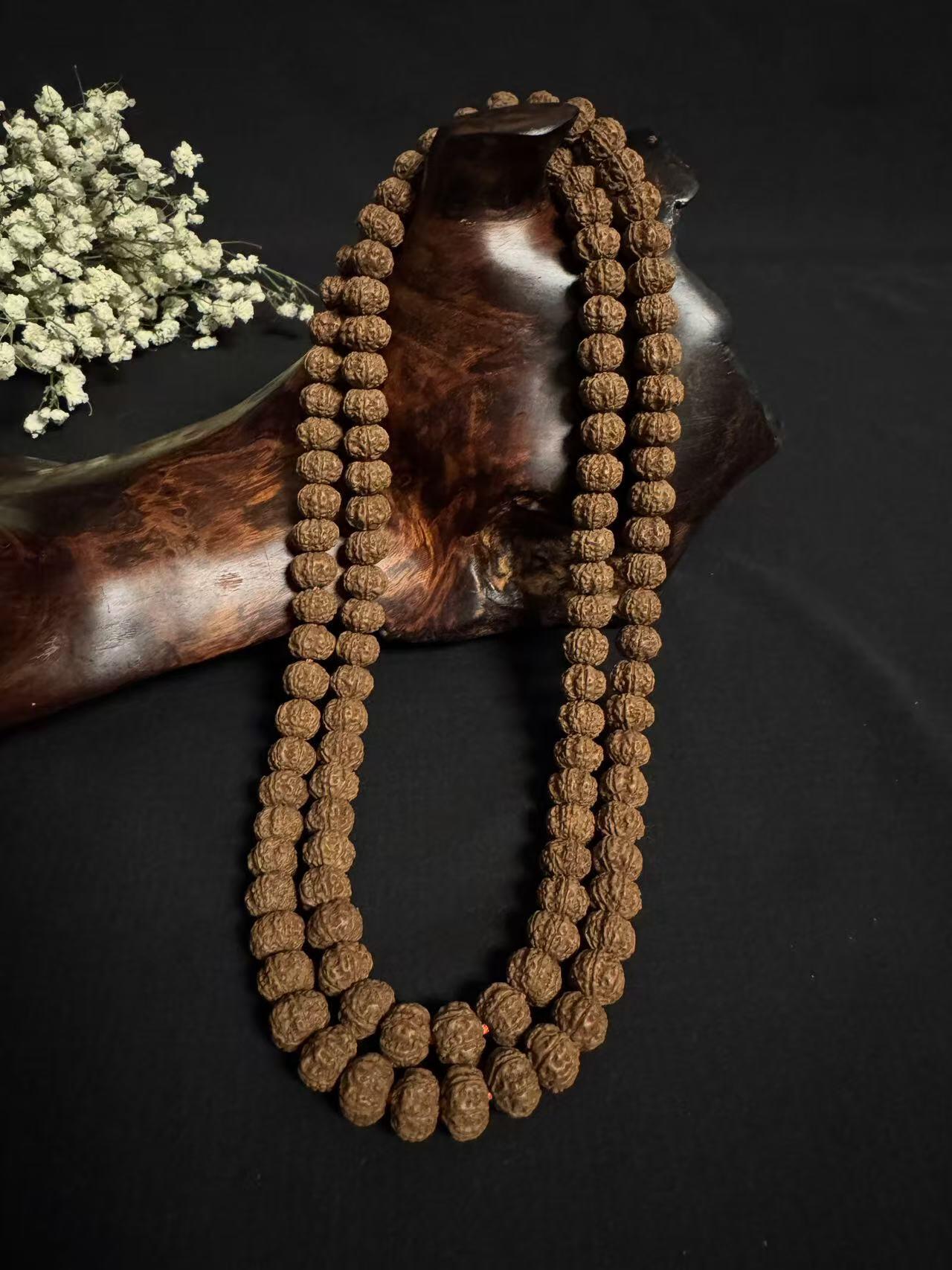 零元拍：神龙纹小金刚菩提长串，6/7.5左右 