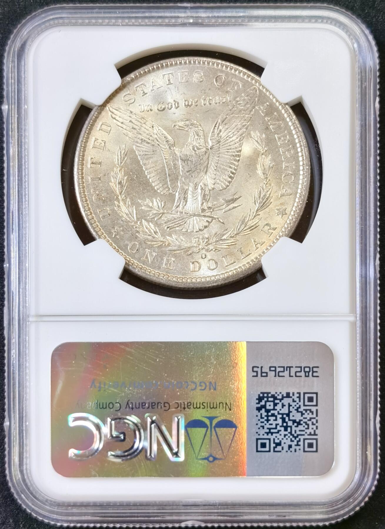 甄臻铺-世界币章拍卖（第52期），甄品场拍品征集中，送拍享返佣金等优惠多多 NGC-MS64 1902年美国O版摩根，银光闪闪