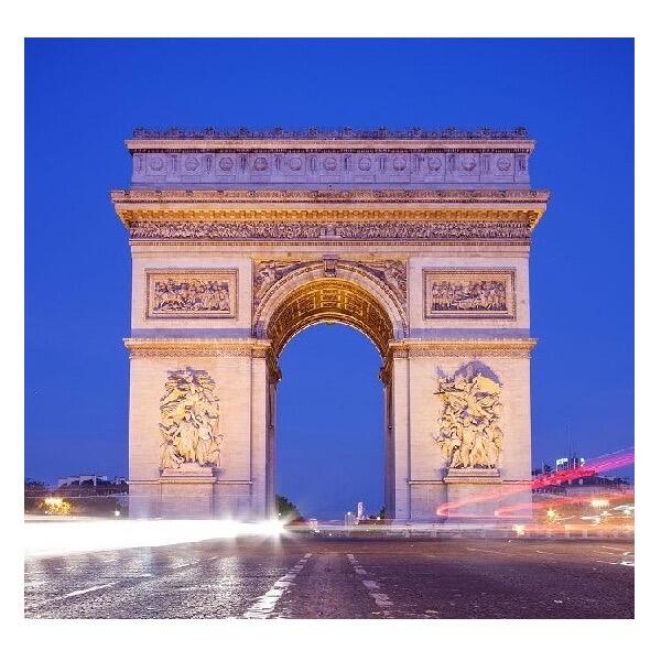 法国1836年 拿破仑+菲利普+凯旋门高浮雕精制大铜章 光边 52MM