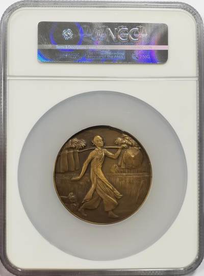 博洋堂世界钱币拍卖第162期（全场包邮） NGC MS63 法国交趾中国1931年巴黎殖民地博览会铜章 香港SBP拍卖会62分2025年成交价780美元