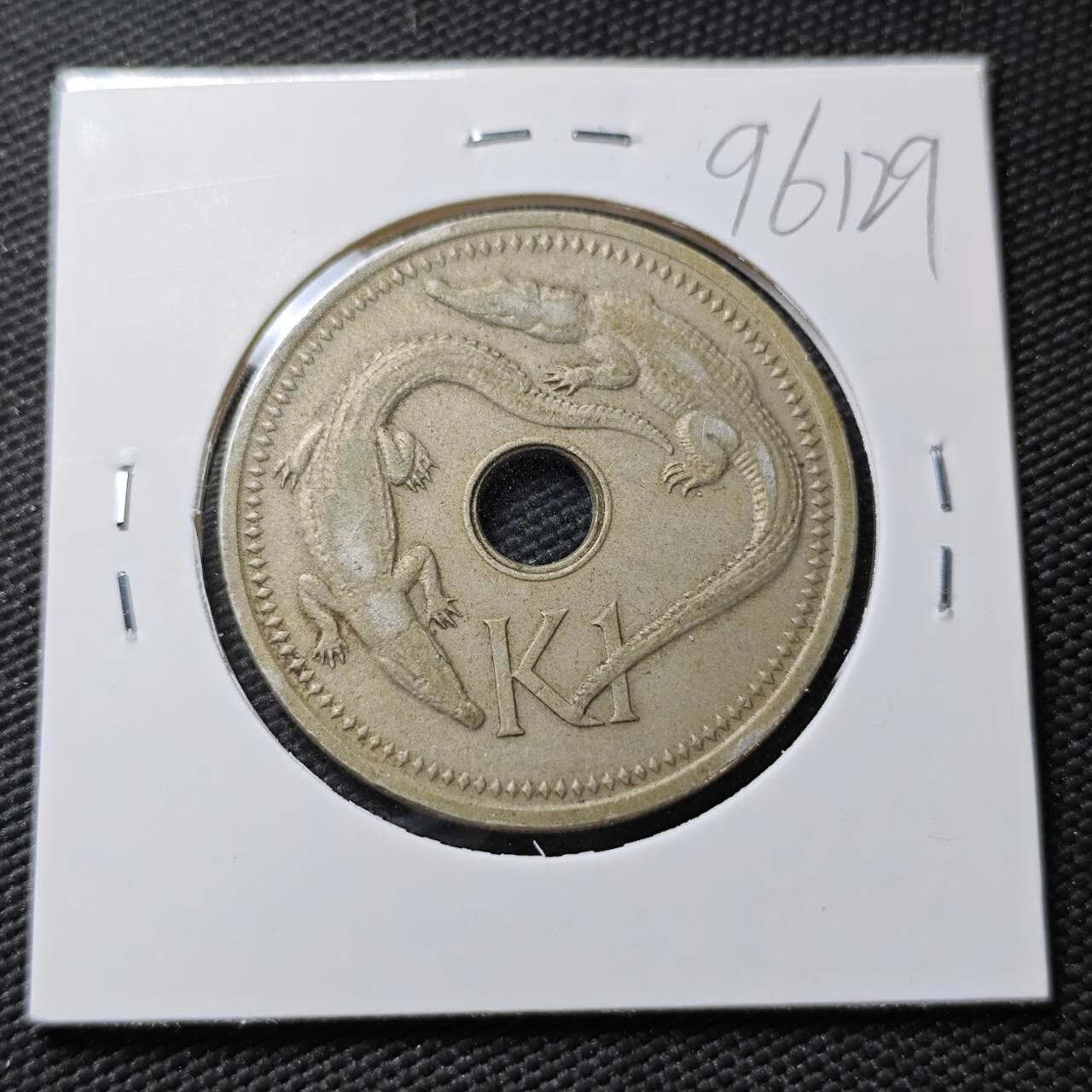 KK钱币收藏小铺  第396期  2月预留时间 周末发货  1975巴布内亚新几内亚1元