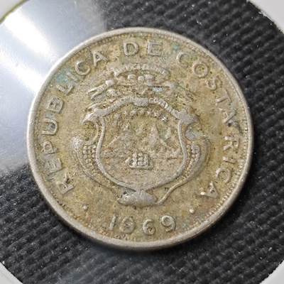 KK钱币收藏小铺  第396期  2月预留时间 周末发货 - 1969哥斯达黎加10分 