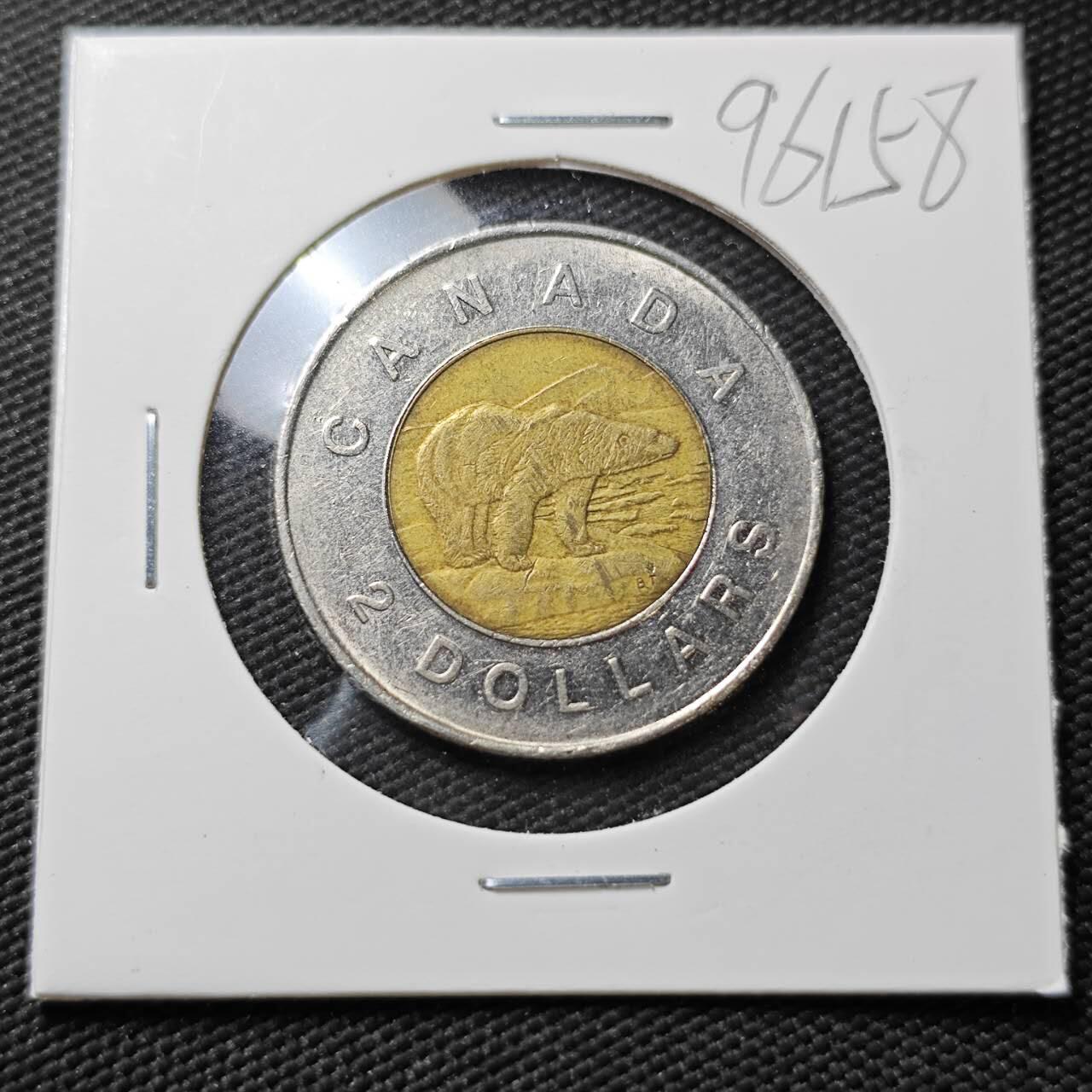 KK钱币收藏小铺  第396期  2月预留时间 周末发货  加拿大2元