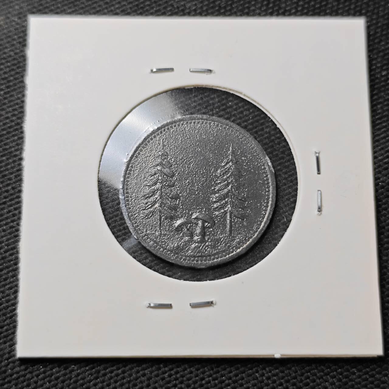 KK钱币收藏小铺  第396期  2月预留时间 周末发货  德紧50芬尼