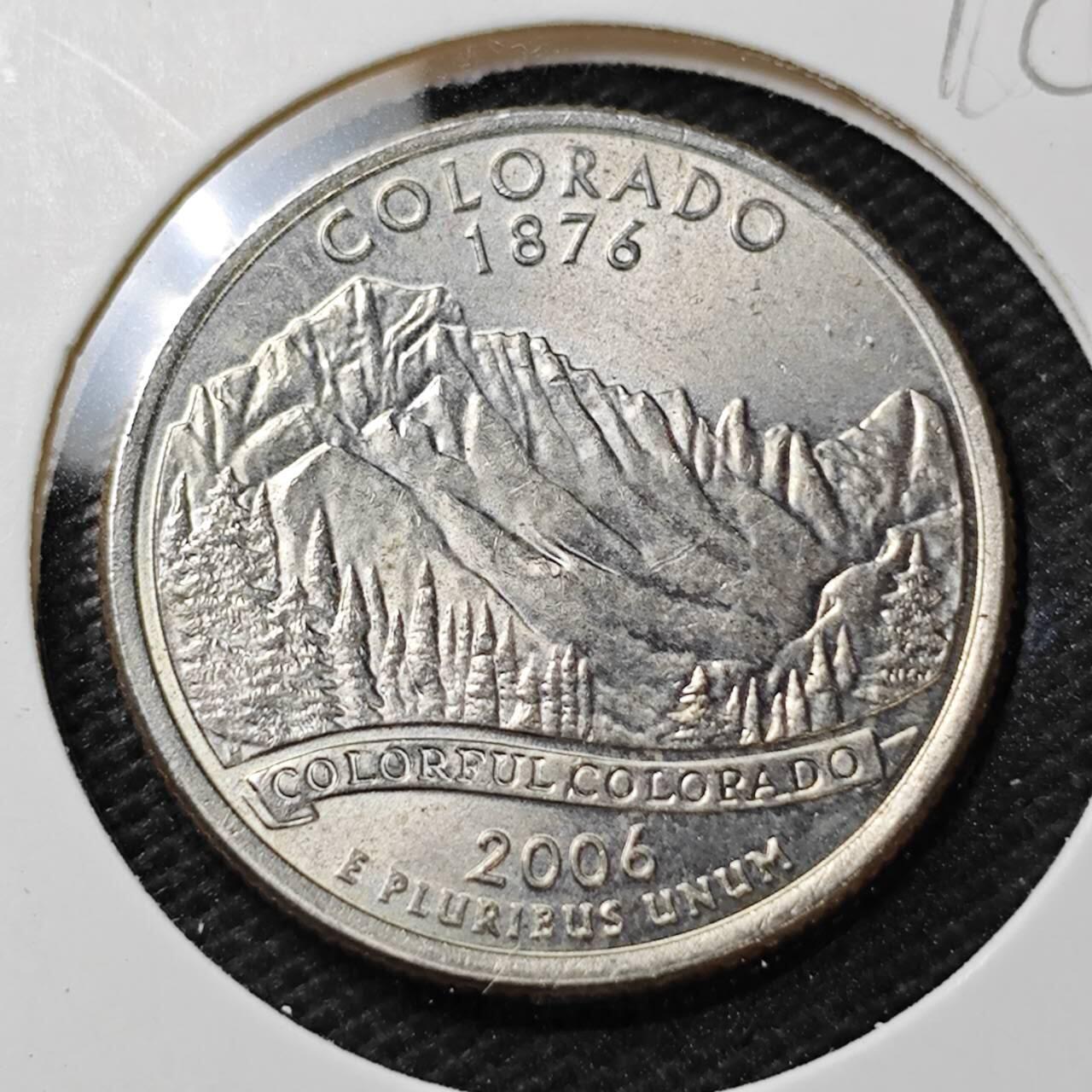 KK钱币收藏小铺  第396期  2月预留时间 周末发货  美国25分纪念币 好品