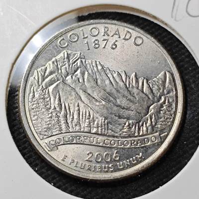 KK钱币收藏小铺  第396期  2月预留时间 周末发货 -  美国25分纪念币 好品