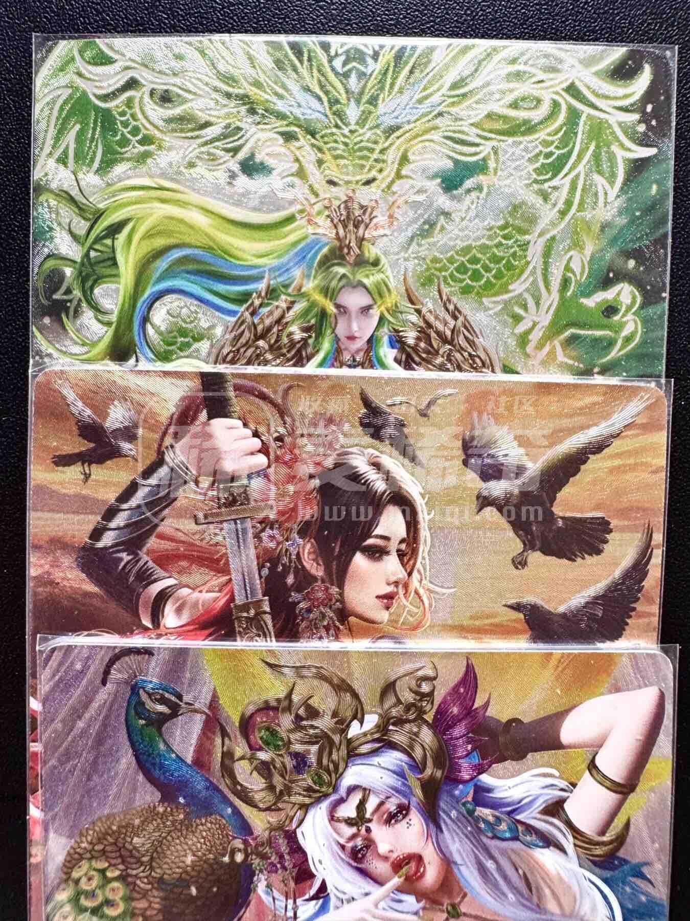 NO.25.5 好又多妹卡大赏，新店点关注不迷路！每周一站式配齐，方便凑单！（周6晚9点截拍，卖家送拍0抽成！） 卡玩帕克 魂姬三国 第22弹 粗闪3张