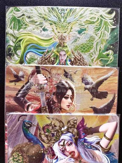 NO.25.5 好又多妹卡大赏，新店点关注不迷路！每周一站式配齐，方便凑单！（周6晚9点截拍，卖家送拍0抽成！） - 卡玩帕克 魂姬三国 第22弹 粗闪3张