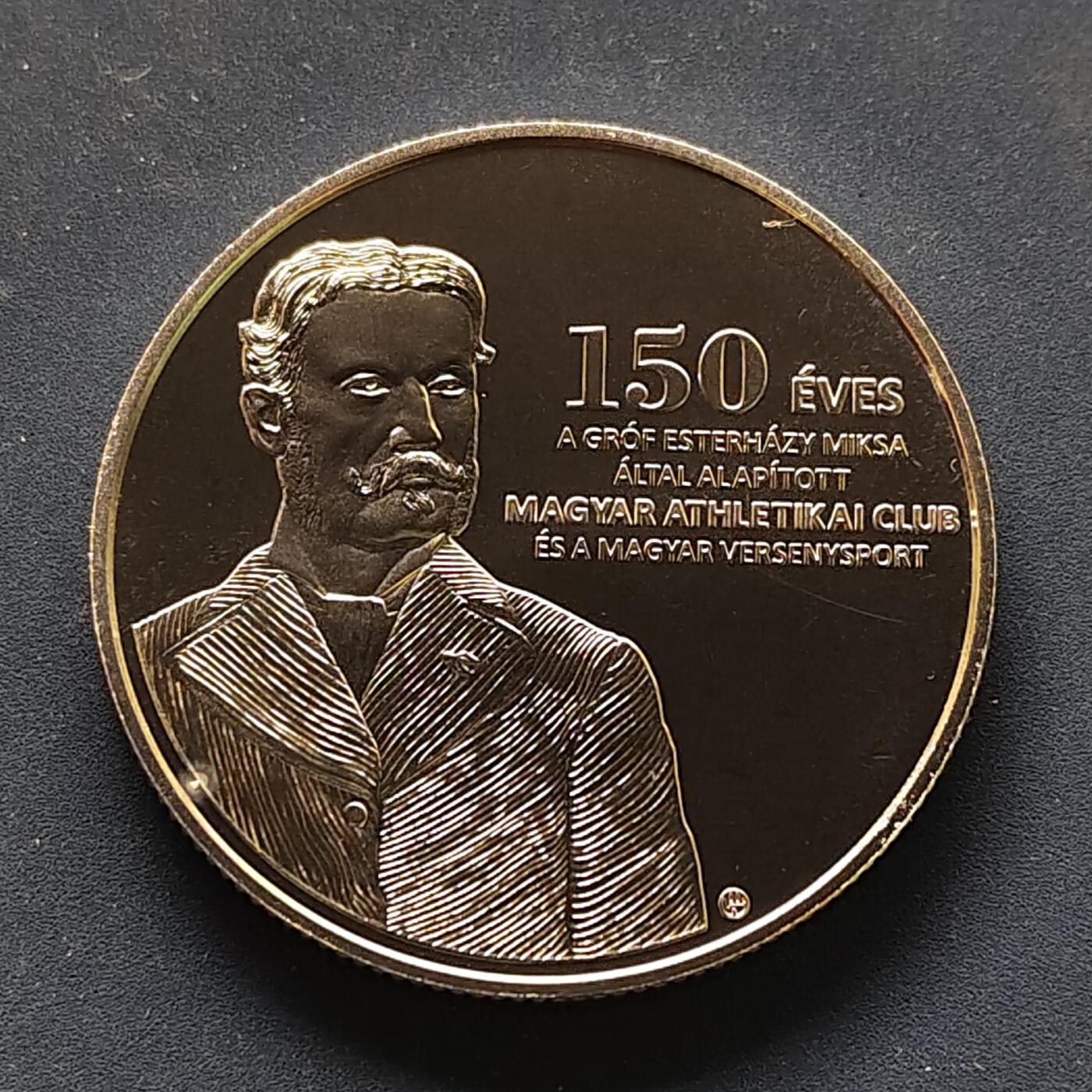 【全场包邮】纯粹捡漏拍507场-持续更新中 【少见】匈牙利2025年3000福林匈牙利田径俱乐部和匈牙利竞技体育150年纪念币-量5000