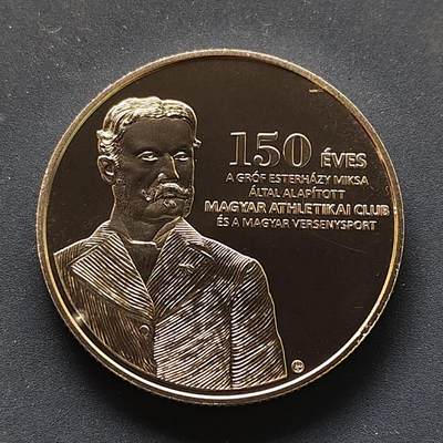 【全场包邮】纯粹捡漏拍507场-持续更新中 - 【少见】匈牙利2025年3000福林匈牙利田径俱乐部和匈牙利竞技体育150年纪念币-量5000