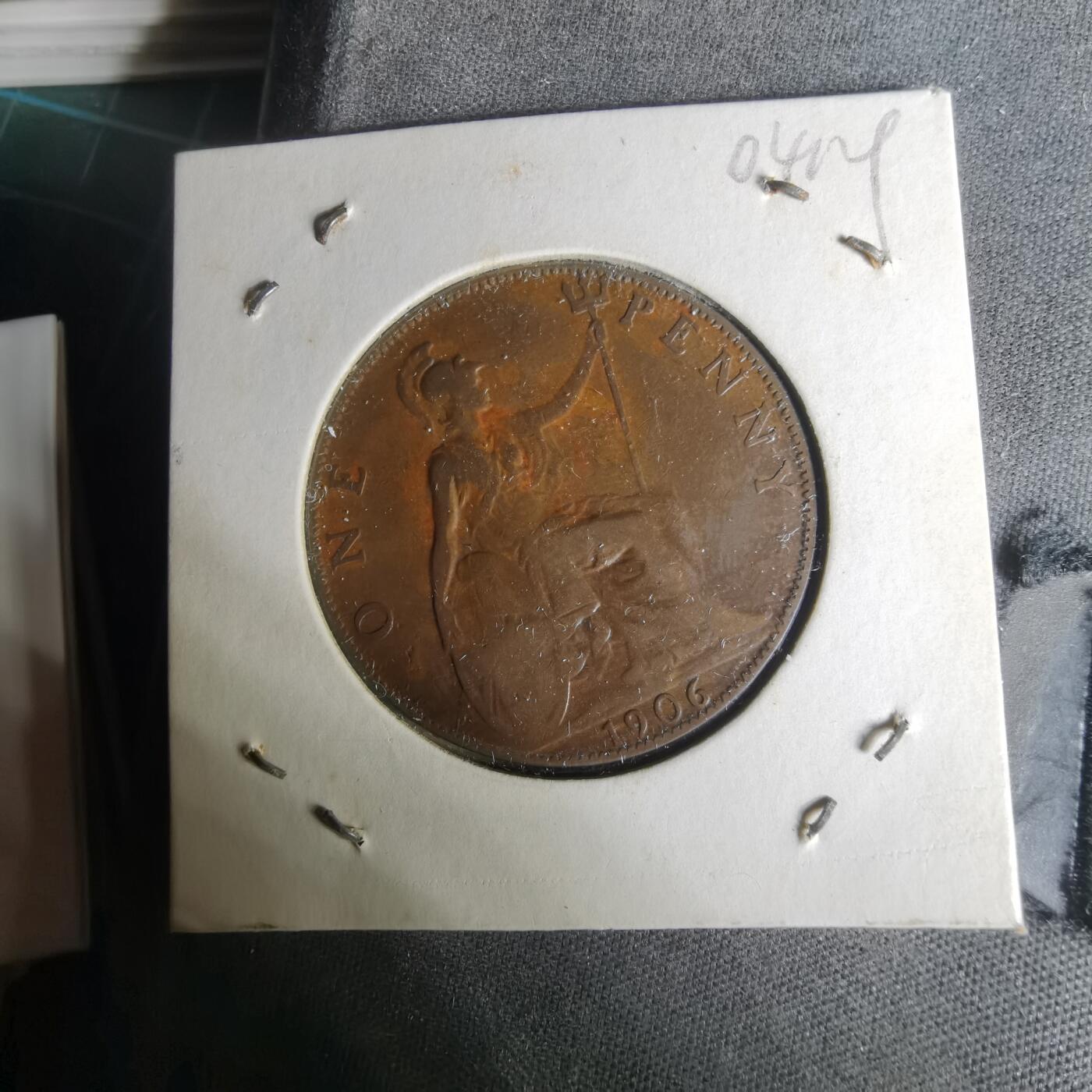 沼泽如烟--第1004场 英国1906年1便士