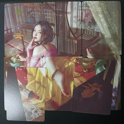 花开卡拍第61期（3月7号周六截拍，品控勿拍!!!拍品不寄存，运费5元（新疆需补运费差价或顺丰到付），自制卡难免瑕疵，可能存在轻微撞角爆边等出厂瑕疵，品控介意勿拍！） - 燎原卡牌 妖姬传 特卡 9拼  潘巧云