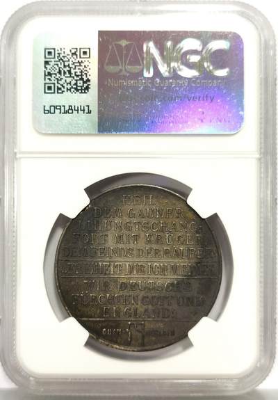 博洋堂世界钱币拍卖第162期（全场包邮） NGC UNC 德国1900年克留格尔镀银纪念章 上海泓盛62分成交价74750 李鸿章访问欧洲 设计展现对李鸿章的不满及 背面刻有“十足的骗子李鸿章滚开” 并伴有绞刑图案及“张伯伦”字样。此章蕴含着作者对李鸿章访德时受到极高规格接待的妒忌
