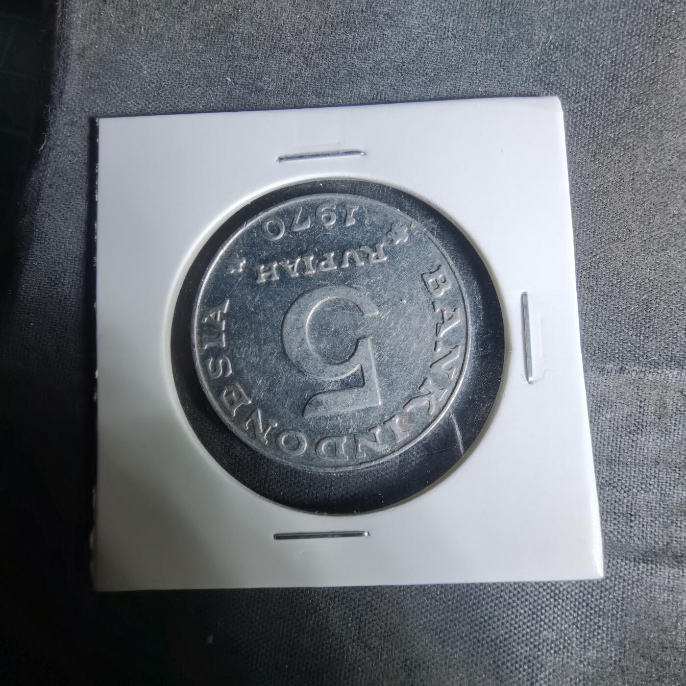 沼泽如烟--第1004场 印度尼西亚1970年5卢比