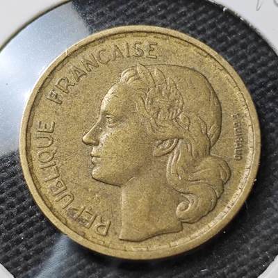 KK钱币收藏小铺  第396期  2月预留时间 周末发货 -  法国10法郎铜币