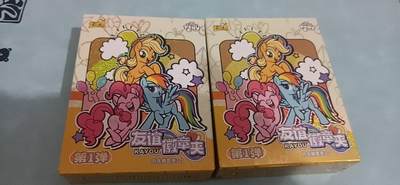 卡牌新人第一场 不寄存！！！ - 卡游小马宝莉徽章夹两盒未拆