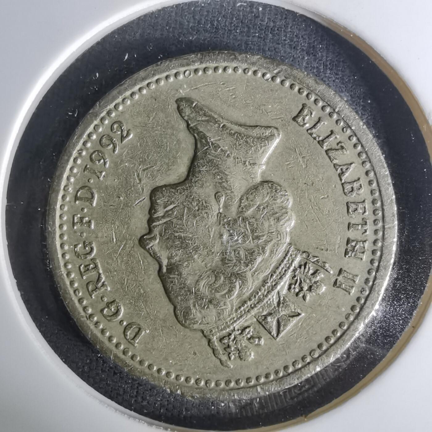 沼泽如烟--第1004场 英国1992年1磅