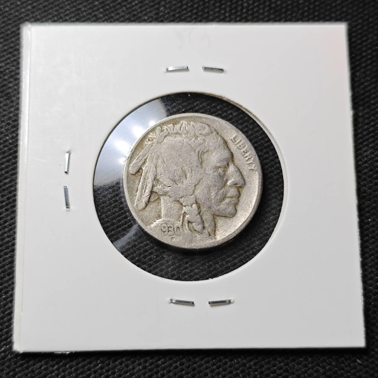 KK钱币收藏小铺  第396期  2月预留时间 周末发货  1930美国5分镍币