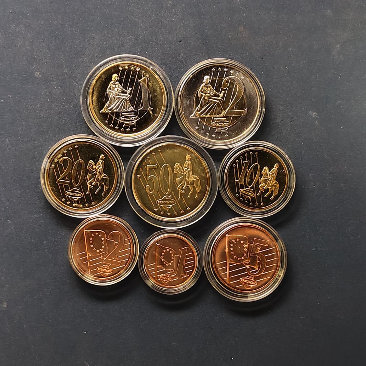 【全场包邮】纯粹捡漏拍506场-持续更新中 【商业样币】欧洲各国欧元商业样币系列安道尔公国