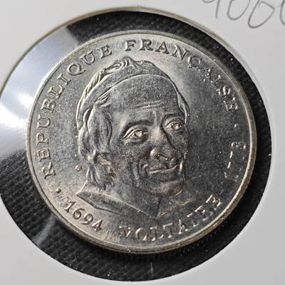 KK钱币收藏小铺  第396期  2月预留时间 周末发货 -  法国5法郎纪念币