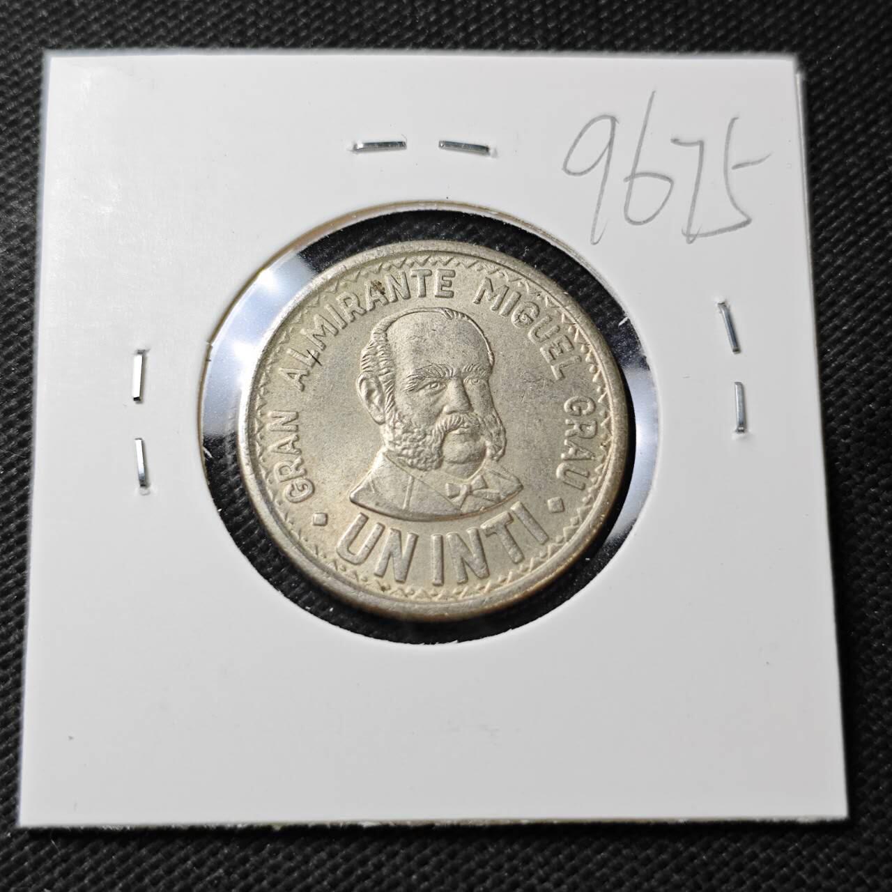 KK钱币收藏小铺  第396期  2月预留时间 周末发货  秘鲁1索尔