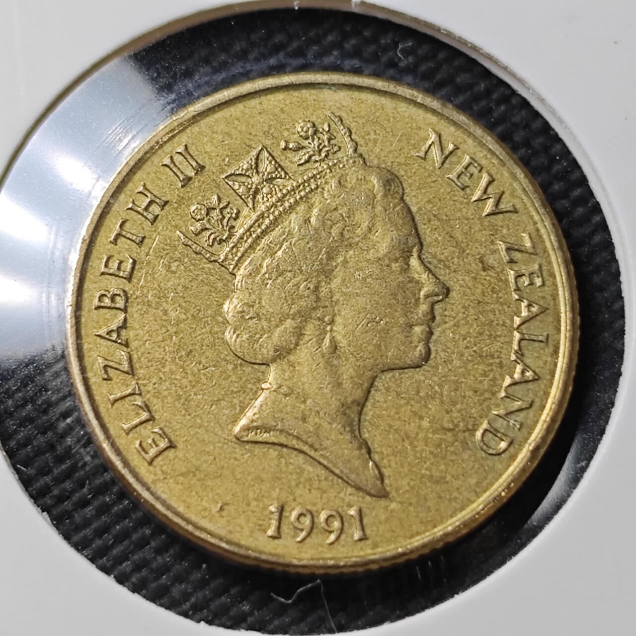 KK钱币收藏小铺  第396期  2月预留时间 周末发货  新西兰1元