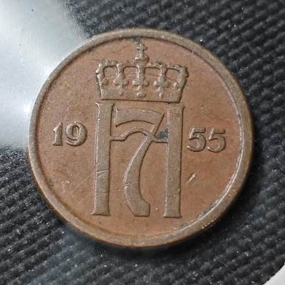 KK钱币收藏小铺  第396期  2月预留时间 周末发货 -  挪威1欧尔铜币