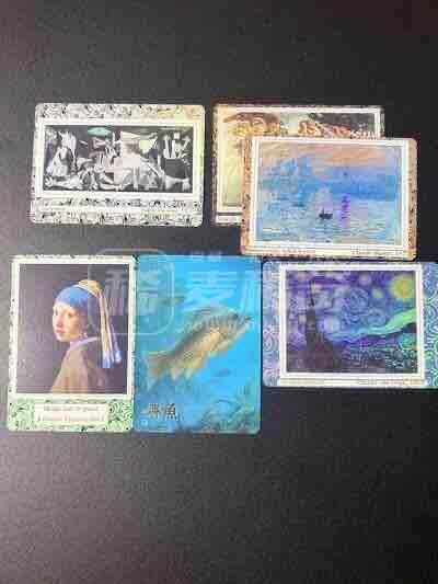 NO.25.5 好又多妹卡大赏，新店点关注不迷路！每周一站式配齐，方便凑单！（周6晚9点截拍，卖家送拍0抽成！） - 玩卡秀 世界名画+散卡 6张 彩闪