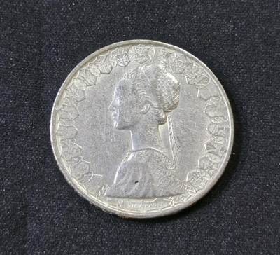 甄臻铺-世界币章拍卖（第52期），甄品场拍品征集中，送拍享返佣金等优惠多多 - 意大利 1958 哥伦布帆船 500里拉 银币 总含银9.18g