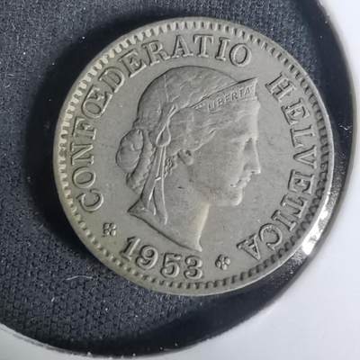 沼泽如烟--第1004场 - 瑞士1953年五分