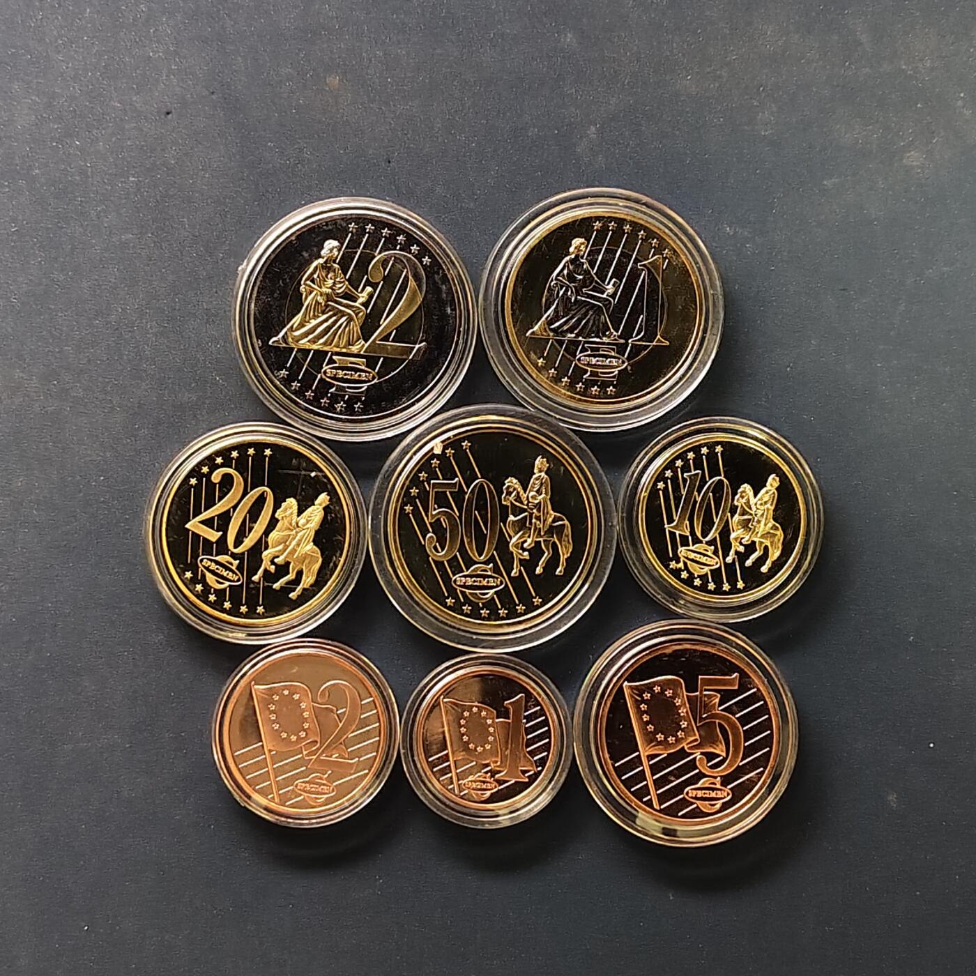 【全场包邮】纯粹捡漏拍506场-持续更新中 【商业样币】欧洲各国欧元商业样币系列摩纳哥大公国