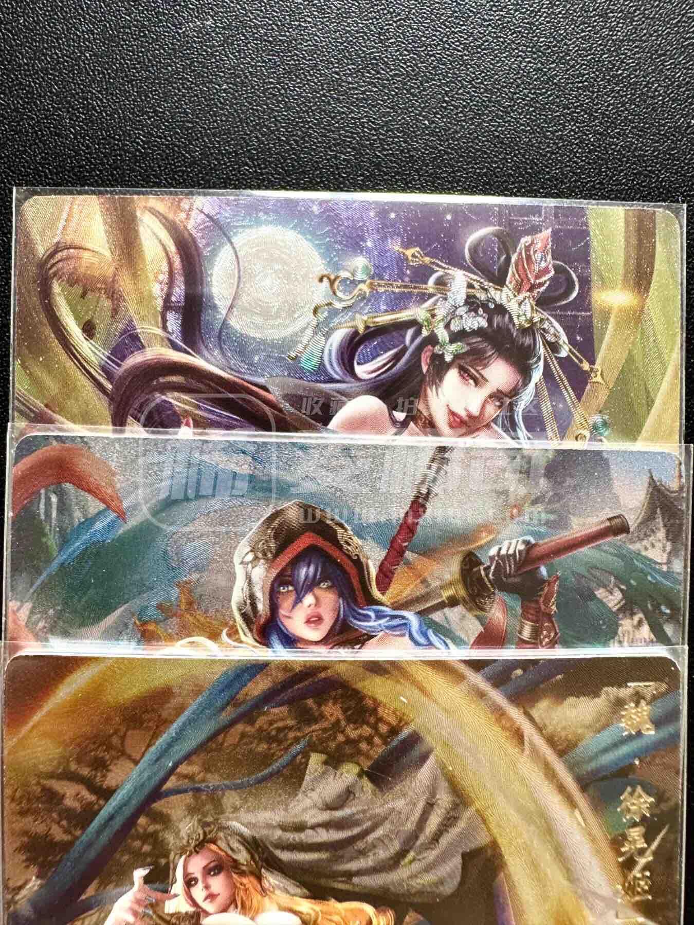 NO.25.5 好又多妹卡大赏，新店点关注不迷路！每周一站式配齐，方便凑单！（周6晚9点截拍，卖家送拍0抽成！） 卡玩帕克 魂姬三国 第9弹 粗闪3张