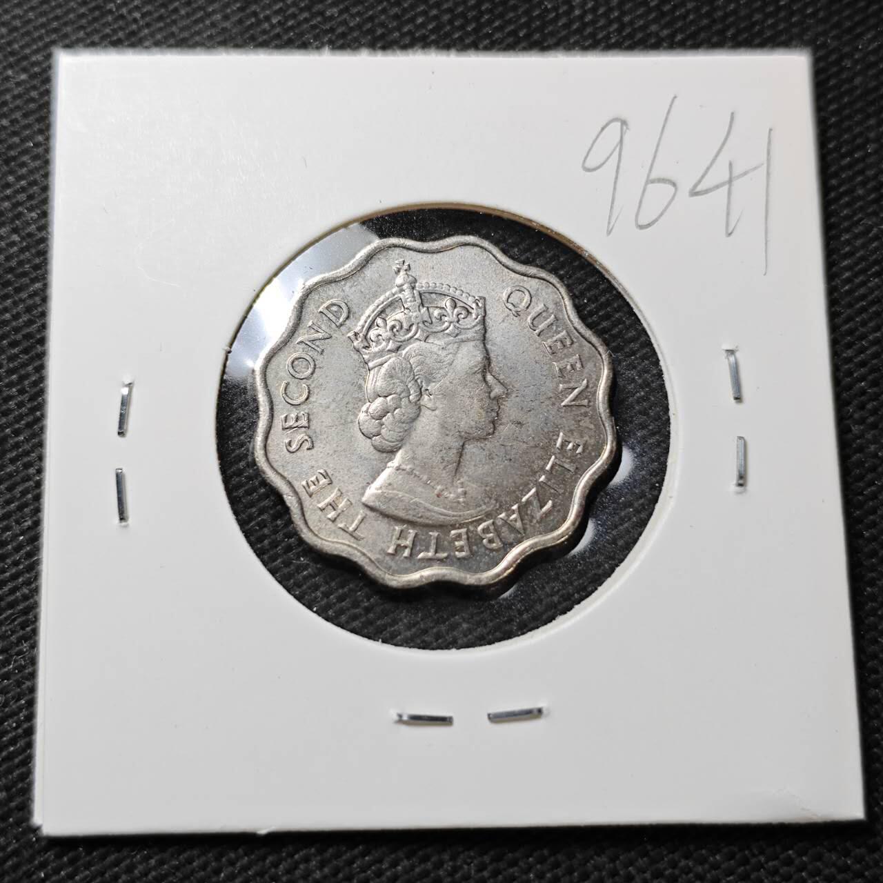 KK钱币收藏小铺  第396期  2月预留时间 周末发货  1978英属毛里求斯10分好品