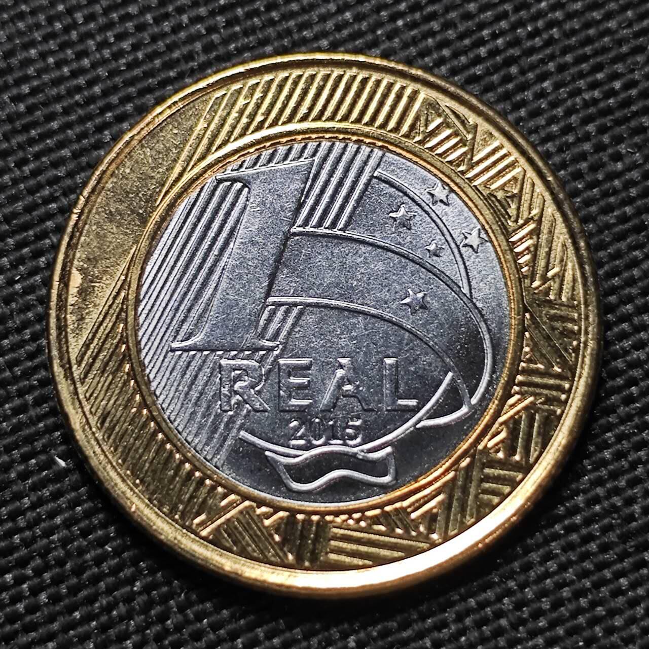 KK钱币收藏小铺  第396期  2月预留时间 周末发货  巴西1瑞尔纪念币