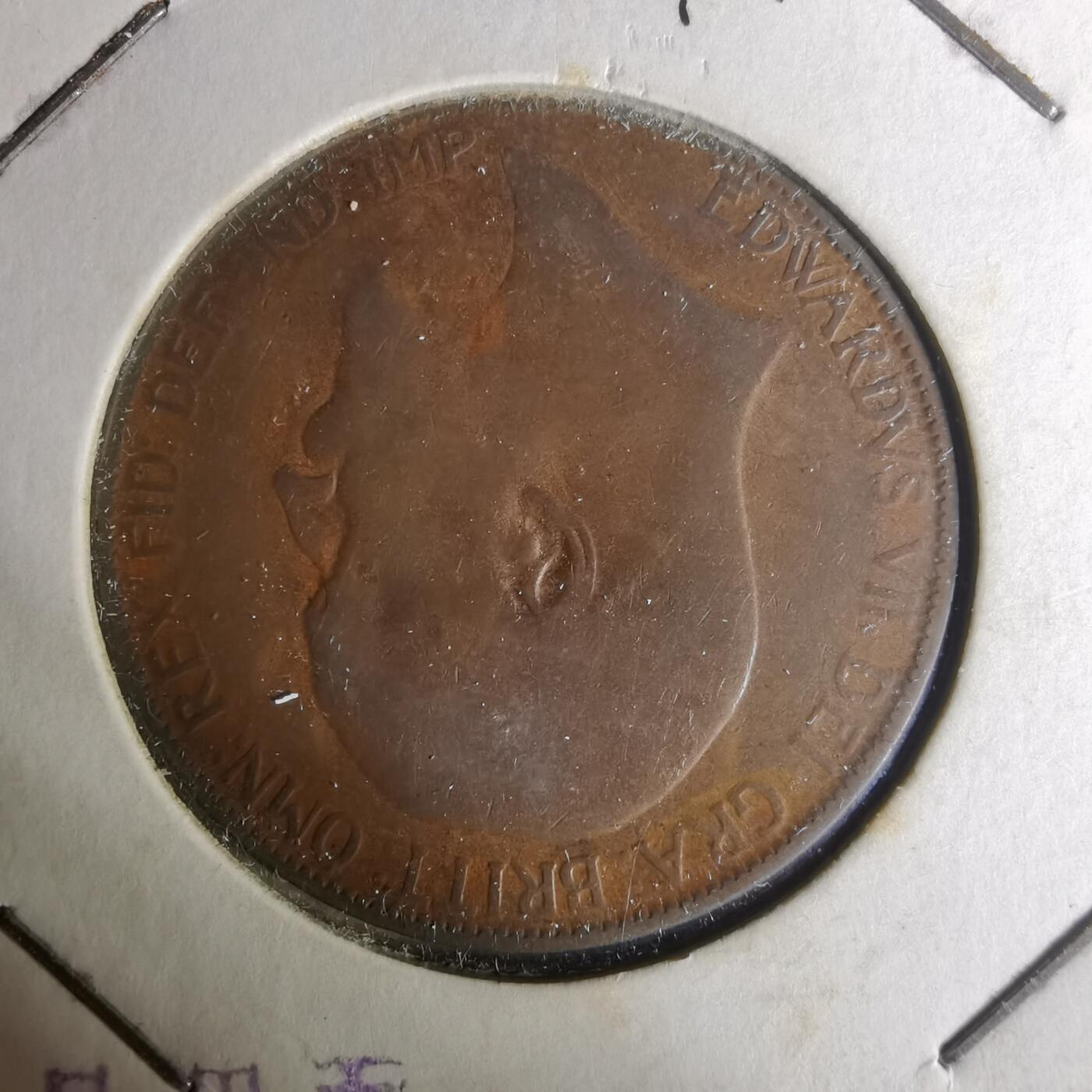 沼泽如烟--第1004场 英国1906年1便士