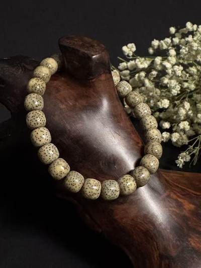 零元拍：海南纯原生态星月菩提手串，苹果珠7.8/8.5MM左右 - 零元拍：海南纯原生态星月菩提手串，苹果珠7.8/8.5MM左右