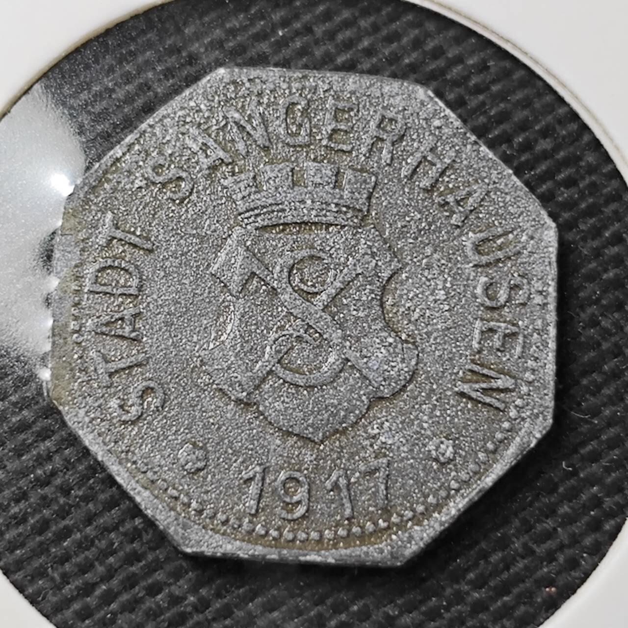 KK钱币收藏小铺  第396期  2月预留时间 周末发货  1917德紧5芬尼