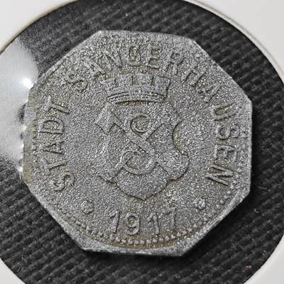 KK钱币收藏小铺  第396期  2月预留时间 周末发货 -  1917德紧5芬尼