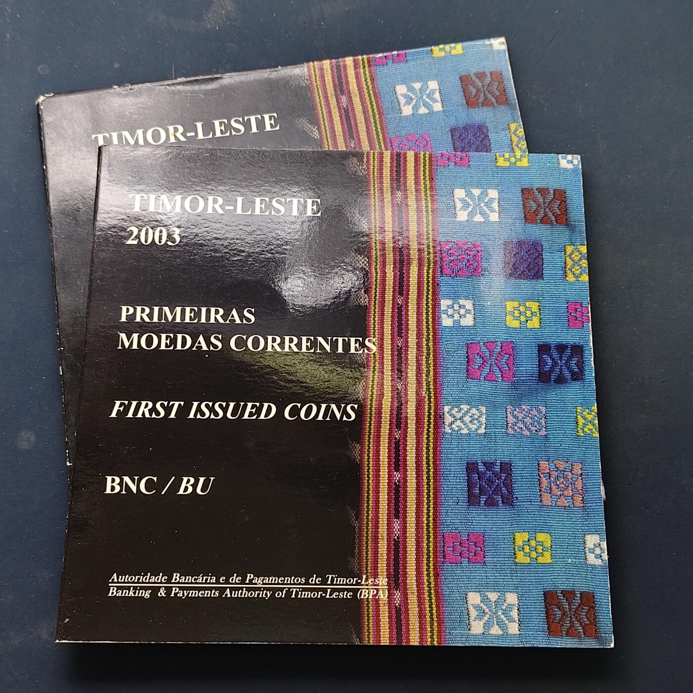 【全场包邮】纯粹捡漏拍506场-持续更新中 东帝汶2003年官方卡装套币-独立首版套币MS1