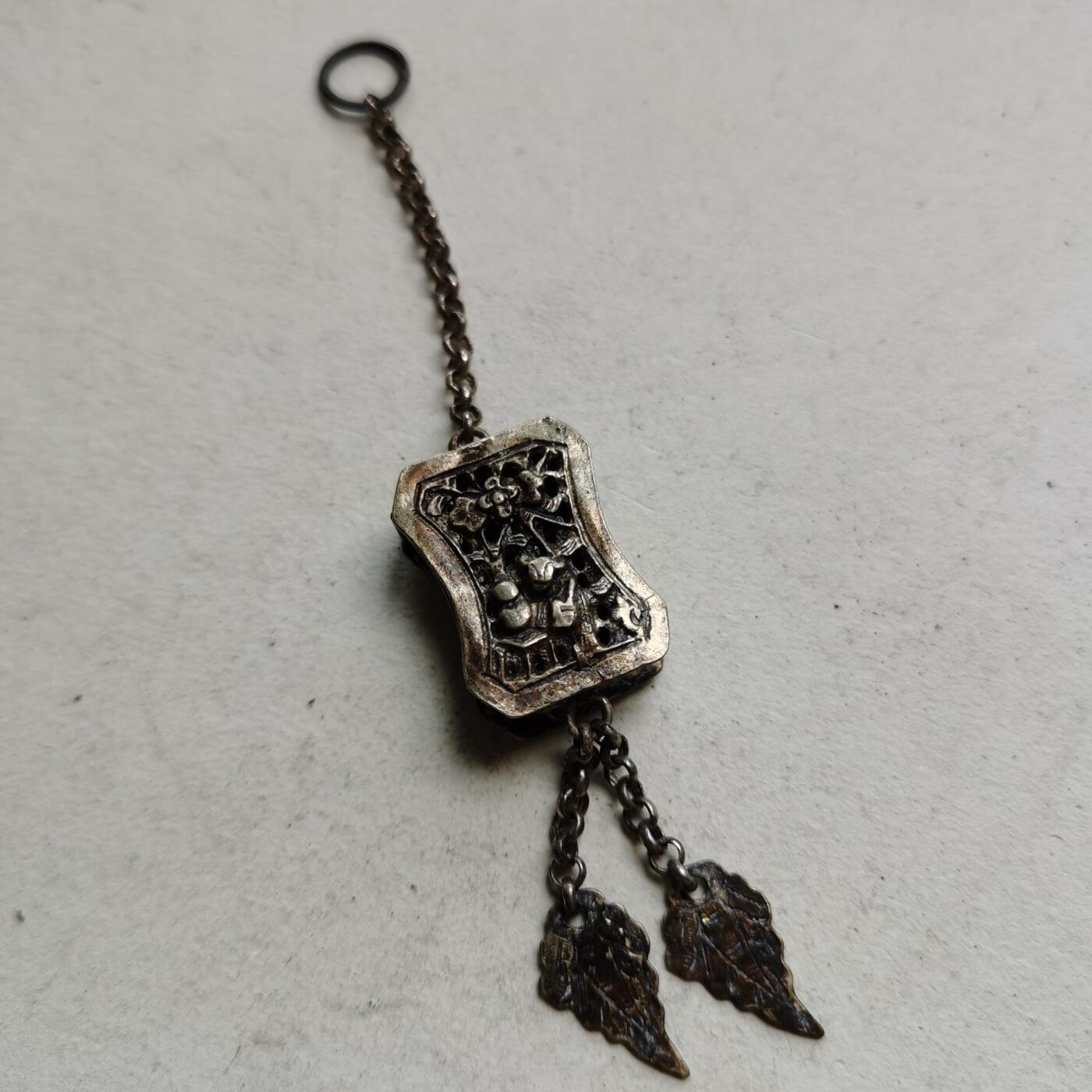 新年特惠专场 清代银香囊，带款