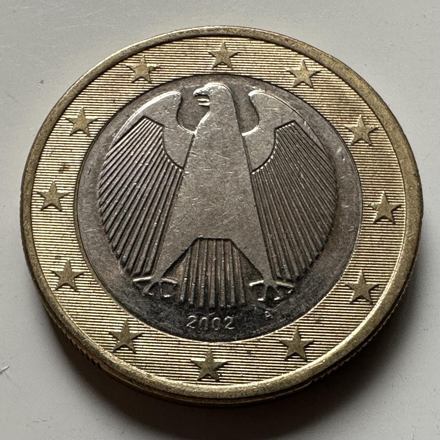 🌹外币初藏🌹🐯2026年第21场 正月十五正常发货 德国2002年一欧元