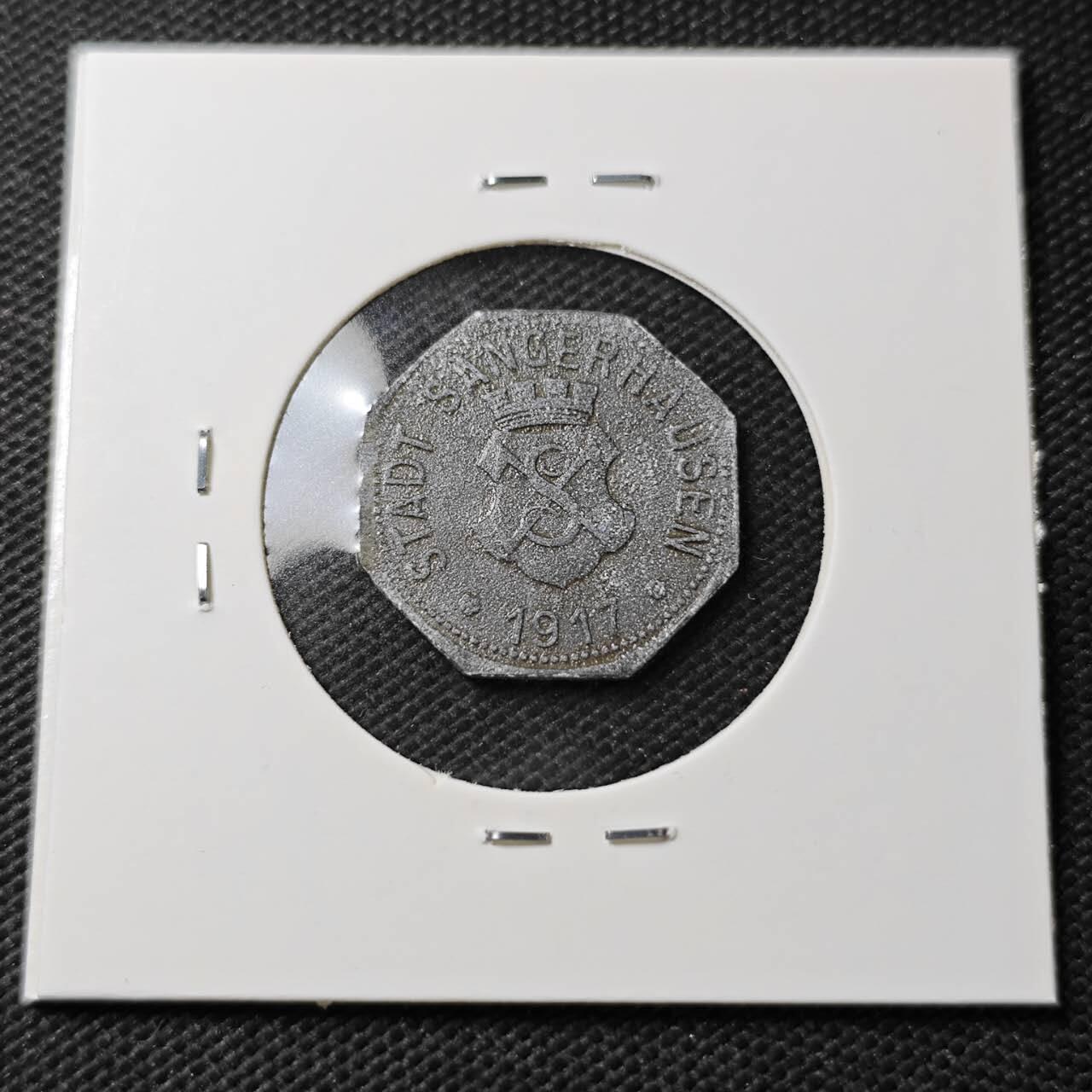 KK钱币收藏小铺  第396期  2月预留时间 周末发货  1917德紧5芬尼