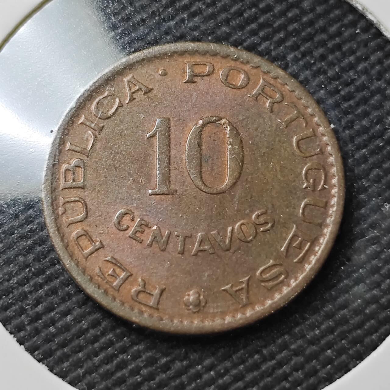 KK钱币收藏小铺  第396期  2月预留时间 周末发货  1961葡属印度10分铜币