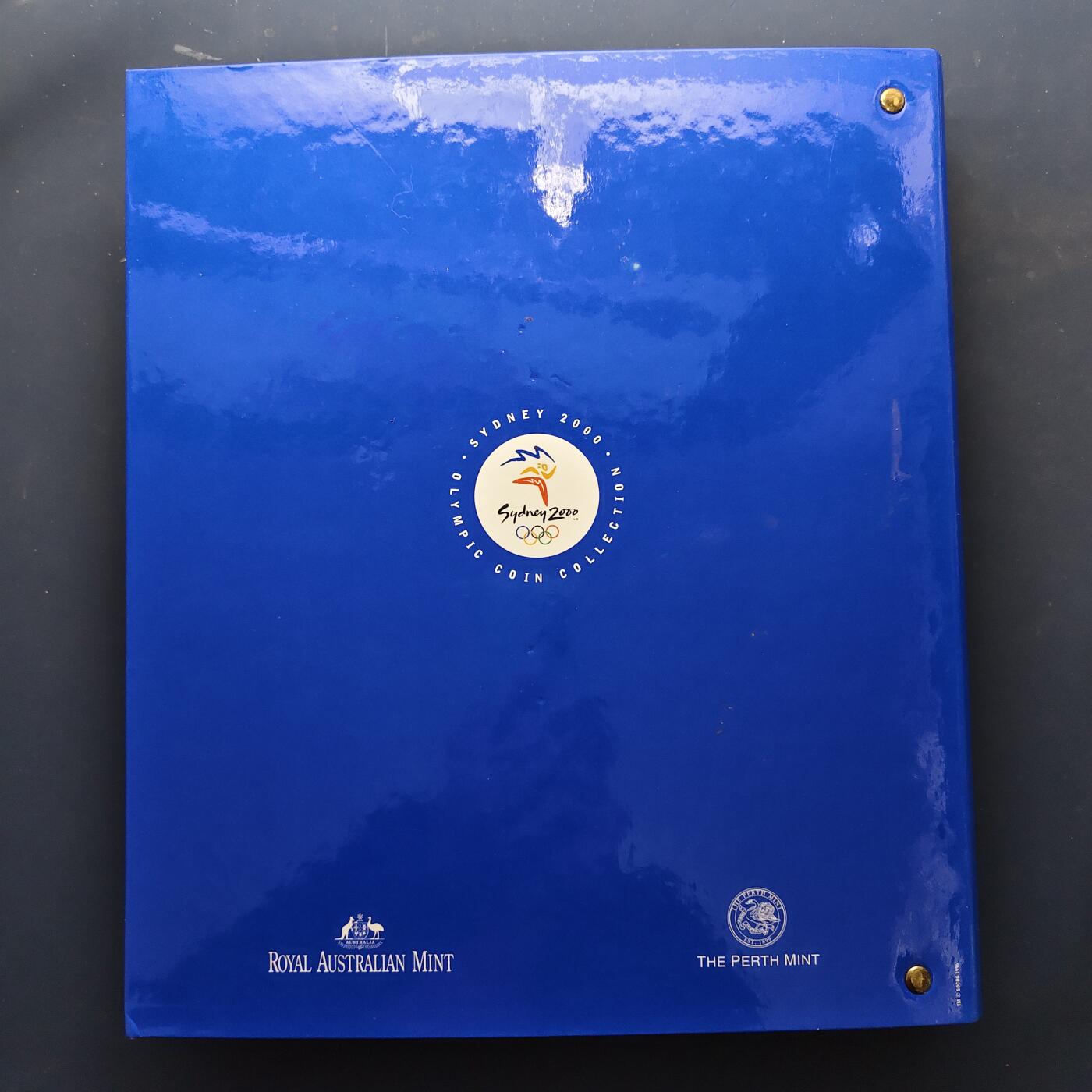 【全场包邮】纯粹捡漏拍507场-持续更新中 澳大利亚2000年5元悉尼奥运会官方卡装纪念币28枚全套活页收藏册-盒证全